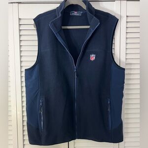 Vineyard Vines NFL Logo Fleece Vest